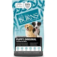 Burns Puppy Original - kylling og ris - Økonomipakke: 2 x 12 kg