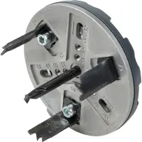 Wolfcraft GmbH 5985000, Drill, Hullsag, Høyrehåndsrotasjon, Gipsplater, Kryssfiner, Mykt tre, Panel, 3 cm, 8,5 mm