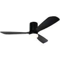 QAZQA Smart takvifte svart 132 cm inkl. LED dimbar med fjernkontroll - Sofia