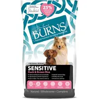 Burns Adult & Senior Sensitive - Duck & Brown Rice - And og brun ris - 12 kg
