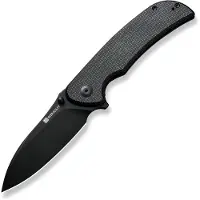 SENCUT Borzam Linerlock Black Micarta