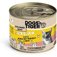 Dogs'n Tiger Økonomipakke godbitmeny 12 x 200 g - Kylling med hjerter