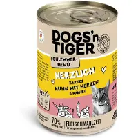 Dogs'n Tiger Økonomipakke godbitmeny 12 x 400 g - Kylling med hjerter