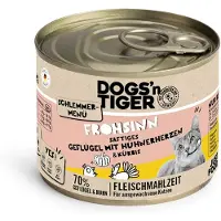 Dogs'n Tiger Økonomipakke godbitmeny 12 x 200 g - Fjærkre med kylling