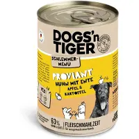 Dogs'n Tiger Økonomipakke godbitmeny til hunder 12 x 400 g - Kylling med and, eple og potet