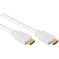 Goobay 61024, 10 m, HDMI Type A (Standard), HDMI Type A (Standard), 10,2 Gbit/sek., Hvid