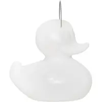 Goodnight Light LED-designlampe DUCK-DUCK XL for utendørs bruk i hvitt