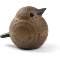 Novoform trefigur - Baby Sparrow - Røkt beiset Oak - - OneSize - Dekorasjon
