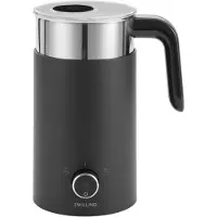 Zwilling Enfinigy, Automatisk melkeskummer/varmer, Svart, Rustfritt stål, 400 ml, 200 ml, Varm & Kald
