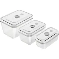 Demeyere Fresh & Save - Vacuum food storage container set - lukkbar - grå