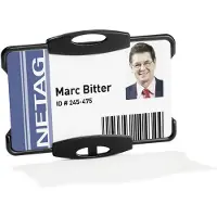 Durable 8918-19, Sort, 8,5 cm, 5,4 cm, 10 stykker