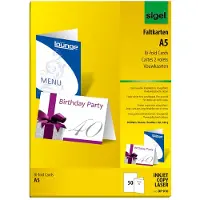 Sigel DP910, Hvit, DIN A4 (210x297 mm), 185 g/m², 50 ark, 50 stykker