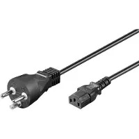 Microconnect PowerCord - Strømkabel - power IEC 60320 C13 - 5 m - svart - Danmark