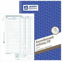 Avery 318, Blå, Hvit, Papir, 148 mm, 210 mm