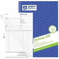 Avery Zweckform - Fakturaskjema - 100 ark - A5 (148 x 210 mm)