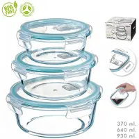 Kozina Set Borosilicato Matboks 3 Enheter