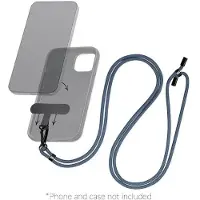 Mobilizera UNIVERSAL NYLON LANDYARD MOBILTELEFONKÆDE BLÅ