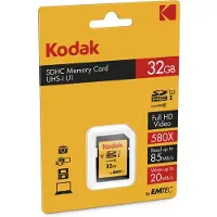 Kodak SDHC 32 GB – UHS-I V10 A1, klasse 10