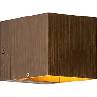 QAZQA Smart vegglampe mørk bronse 8 cm inkl. WiFi G9 - Transfer