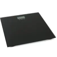 Omega OBSB, Elektronisk personvekt, 150 kg, 100 g, Sort, kg, lb, ST, Rektangel