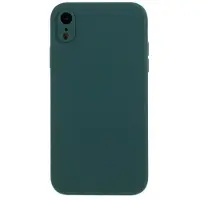 Mtp Products iPhone XR Silikondeksel - Fleksibelt Og Matt - Mørkegrønn