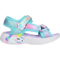 SKECHERS Sandaler m. Lys - Unicorn Drømmer - Purple Flerfarget - - 32 - Blinkende sko
