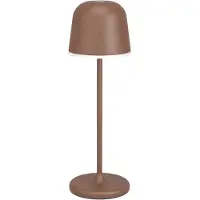 Eglo LED-bordlampe Mannera med batteri, rustbrun