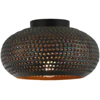 Freelight Fori taklampe, Ø 30 cm, brun, metall
