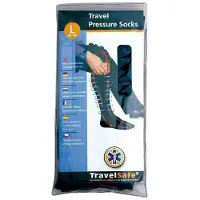 Travelsafe Pressure socks, kompresjonsstrømper, svart