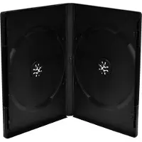 MediaRange BOX12 DVD-etui, 2 plater, svart