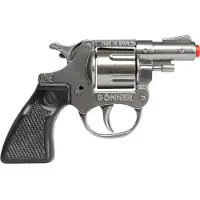 PULIO liten metallpolitirevolver, 8 skudd