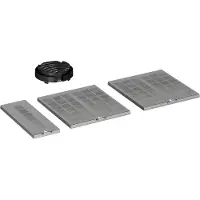 Siemens LZ11BKR11 resirkuleringssett, 4 stk., svart/grå
