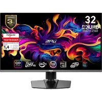 MSI MPG 321URXDE QD-OLED - OLED-skjerm - gaming - 31.5 - 3820 x 2160 4K @ 240 Hz - 1000 cd/m² - 1500000:1 - DisplayHDR 400 True Black - 0.03 ms - 2xHDMI, DisplayPort, USB-C - svart