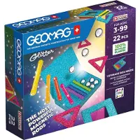 Geomag Magnetsett - Glitter Paneler resirkulert - 22 Deler - - OneSize - Magnetisk leketøy