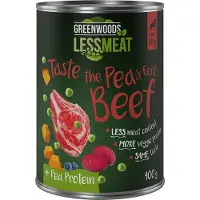 Greenwoods Less Meat Peas med erter 6 x 400 g - Storfe