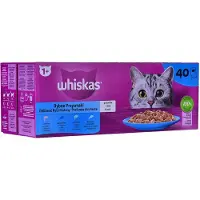 Whiskas Fiskefavoritter I Gelé 40x85g Kattesnacks