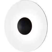 Marset Ginger 42C LED-vegglampe Ø42cm svart/hvit