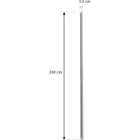 LINDBY strømskinne Linaro, 2 m, hvit, enfaset system