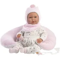 Llorens 74102 Dukke baby som gråter Mimi 42 cm med ropute