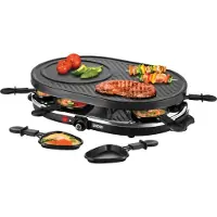 Unold RACLETTE 48795 Gourmet - Raclette/grill - 1,2 kW - sort
