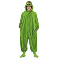 My Other Me Oscar The Grouch Pysjamas Kostyme