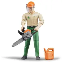 BRUDER Figur - bworld - Skogsarbeider - 60030 - - OneSize - Lekefigur