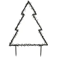 PerfectLED Utendørs opplyst metall juletre 225 LED 100 cm