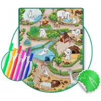 Ricokids RK-344 skumplate til fargelegging rullet 120 x 90 x 0,3 cm