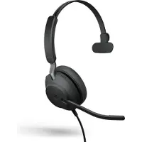 Jabra Evolve2 40 40 Usb-a Uc Mono Voip-hodetelefoner