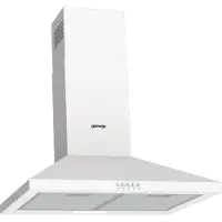 Gorenje Essential WHC629E4W - Panser - røykkanal - bredde: 60 cm - dybde: 45 cm - ekstraksjon og resirkulasjon (-) - hvit