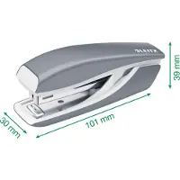 Leitz WOW NeXXt Mini - Stiftemaskin - 10 ark / 1 mm - No.10 - metall - purpur