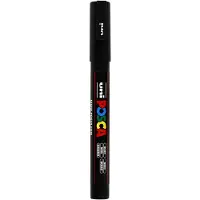 Uni-Ball 186599 Posca Find Round Tip Black Tusjpenn 6 Enheter