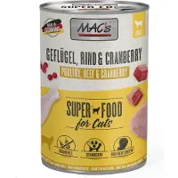 Mac'S Økonomipakke Cat 24 x 400 g - Fjærkre & Tranebær