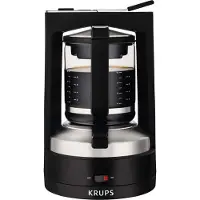 Krups T8 KM468910 - Kaffemaskin - 14 kopper - svart/rustfritt stål
